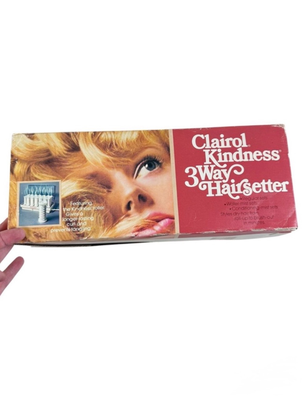 Vintage Clairol Kindness‎ 3 Way Hairsetter 1974 Heated Mist 20 Curlers Plug In
